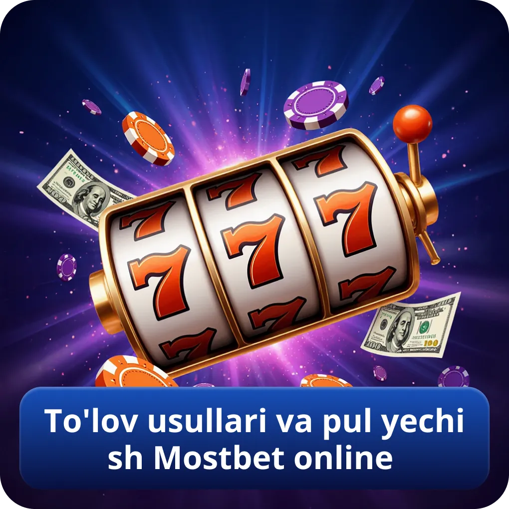 To'lov usullari va pul yechish Mostbet onlayn